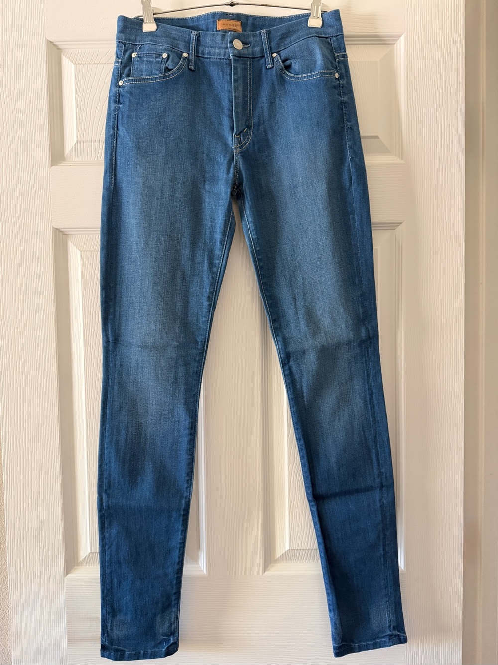 MOTHER Denim Maiden & the Unicorn High-Waisted Looker Jeans ASO Miranda Kerr